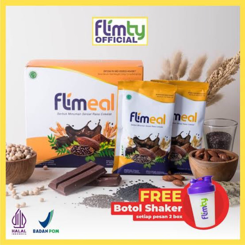 

Promo FliMeal rasa Coklat Susu, sereal diet pengganti makan pagi dan malam Exp: 20/01/25