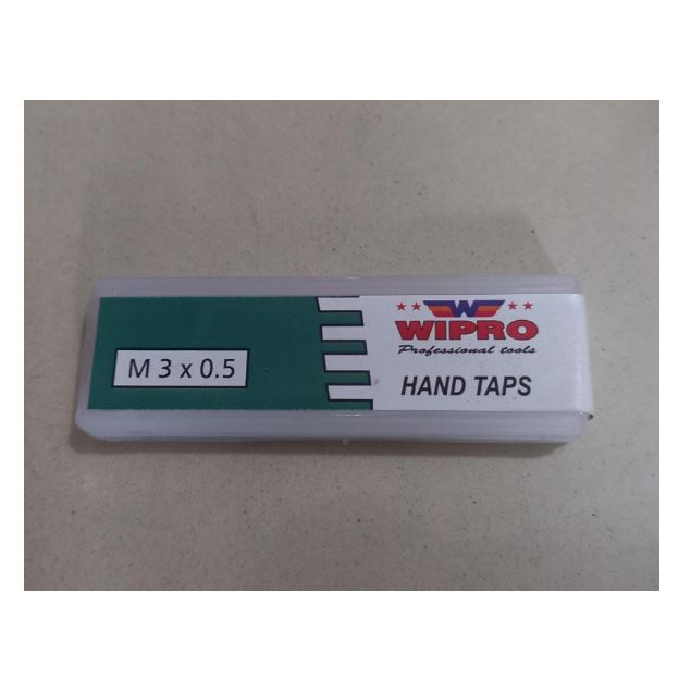 WIPRO Hand Tap M 3 X 0.5 Pembuat Ulir Sekrup Pembuat Drat