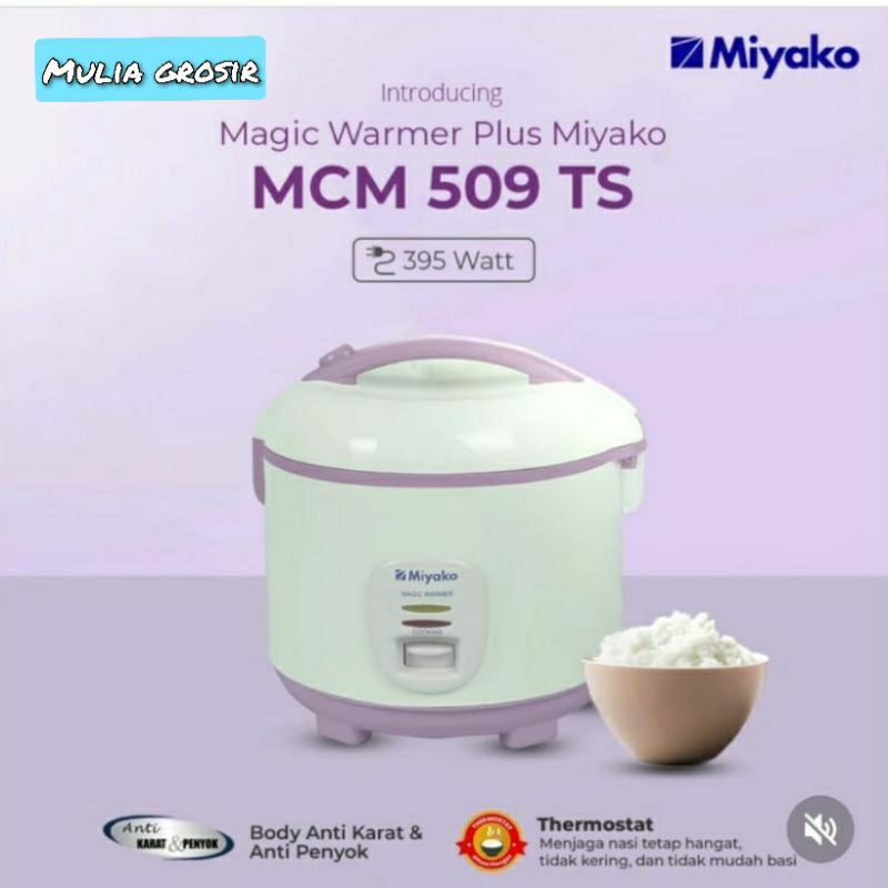 Magic Com Miyako 1.8 Liter MCM 509 TS MagicCom 3in1
