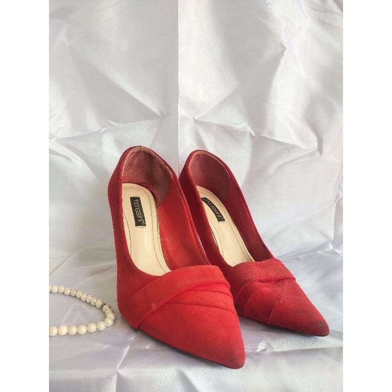PL Sepatu/ High Heels Merah