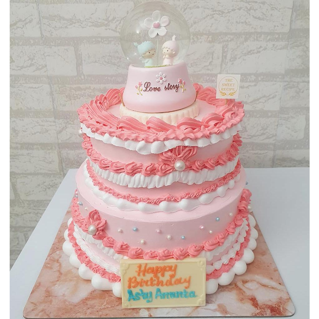 

Cake Sweet Pink 2 Tier