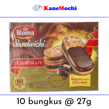 

Roma Sandwichi Coklat Belgian 270gr (10 bungkus @27g)