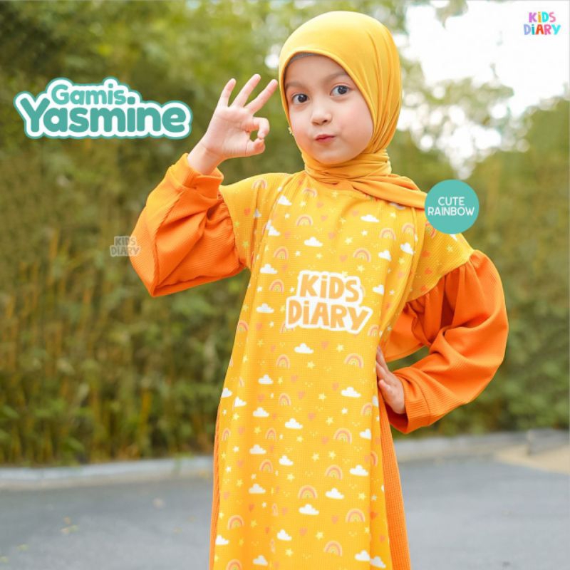 RESELLER ONLY - GAMIS ANAK PEREMPUAN GAMIS YASMINE KIDS DIARY