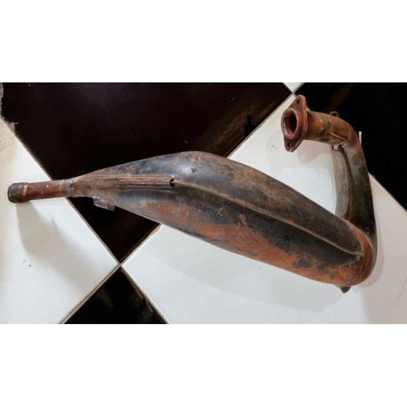 Perut / Gembung knalpot Original CR125 PNP Ninja GTX / Trabas