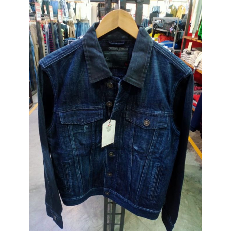 JAKET JEANS PRIA CARDINAL ORIGINAL 100% ORIGINAL