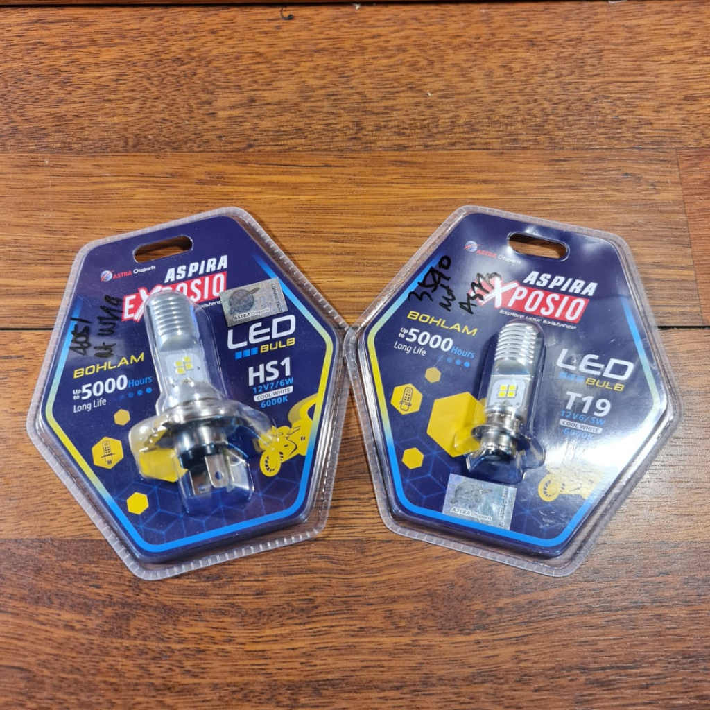 (ASPIRA) BOLA LAMPU LED CRF150 VIXION KAKI 3 GRAND SUPRA KAKI 1