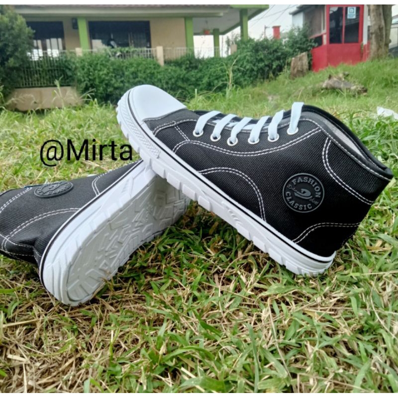 Sepatu Sekolah Dulux SD,SMP,SMA, bott tali hitam murah awet