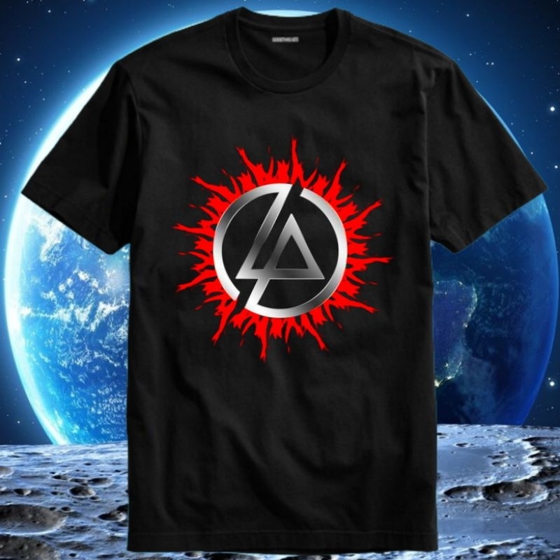 Baju Kaos Tshirt Pria Laki Cowok Dewasa Band Rock Linkin Park The Hunting Party