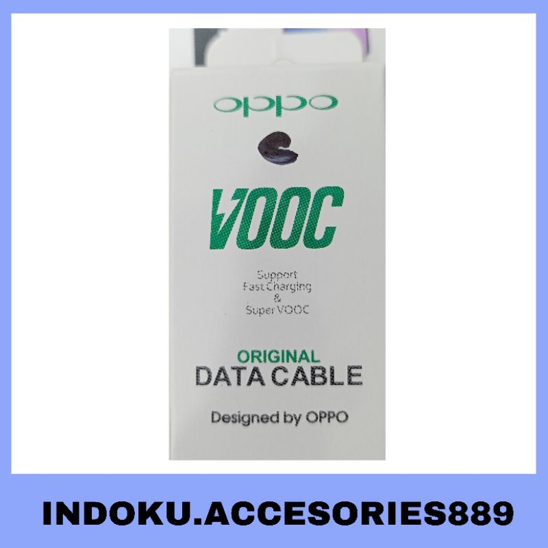 Kabel Data Oppo R15 Vooc Fast Charging Micro dan Tipe C Original 100%