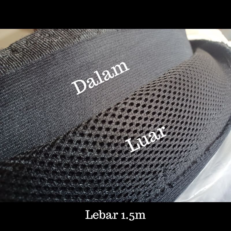 Kain jala mesh || Double mesh || Kain jaring || Bahan topi dinas || Jala mesh laminating tebal || Do