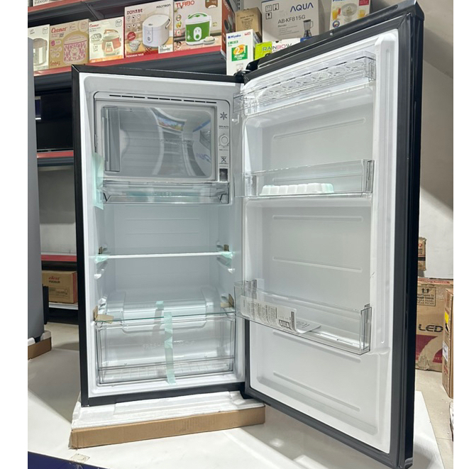 Kulkas Aqua 1 Pintu 145 liter Big Freezer AQR-D185 MSG/MSB