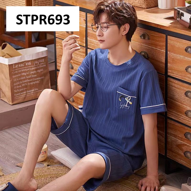 Baju Tidur Pria Blue