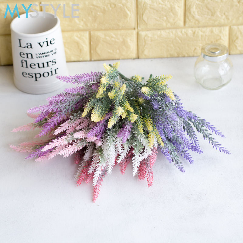 HAPPY TIME BUNGA LAVENDER HH BUNGA ARTIFICIAL BUNGA DEKORASI WARNA PASTEL