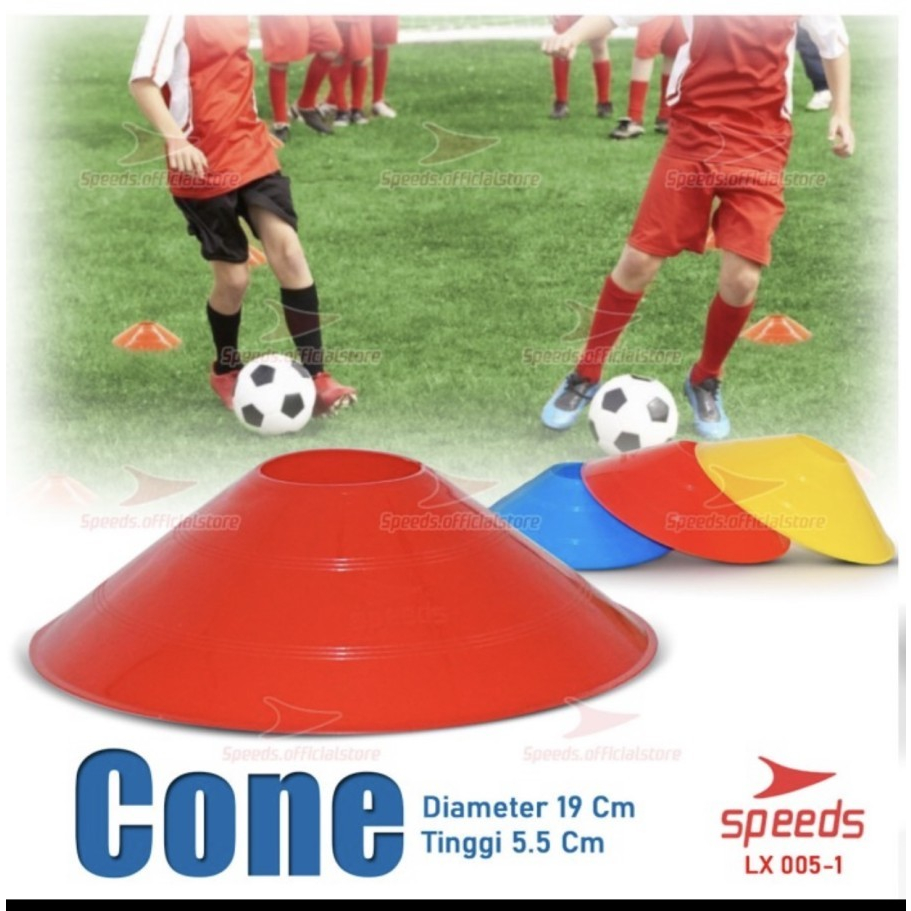 SET ISI 50PCS CONE / CONES CONE MANGKOK UNTUK LATIHAN OLAHRAGA BAHAN LENTU