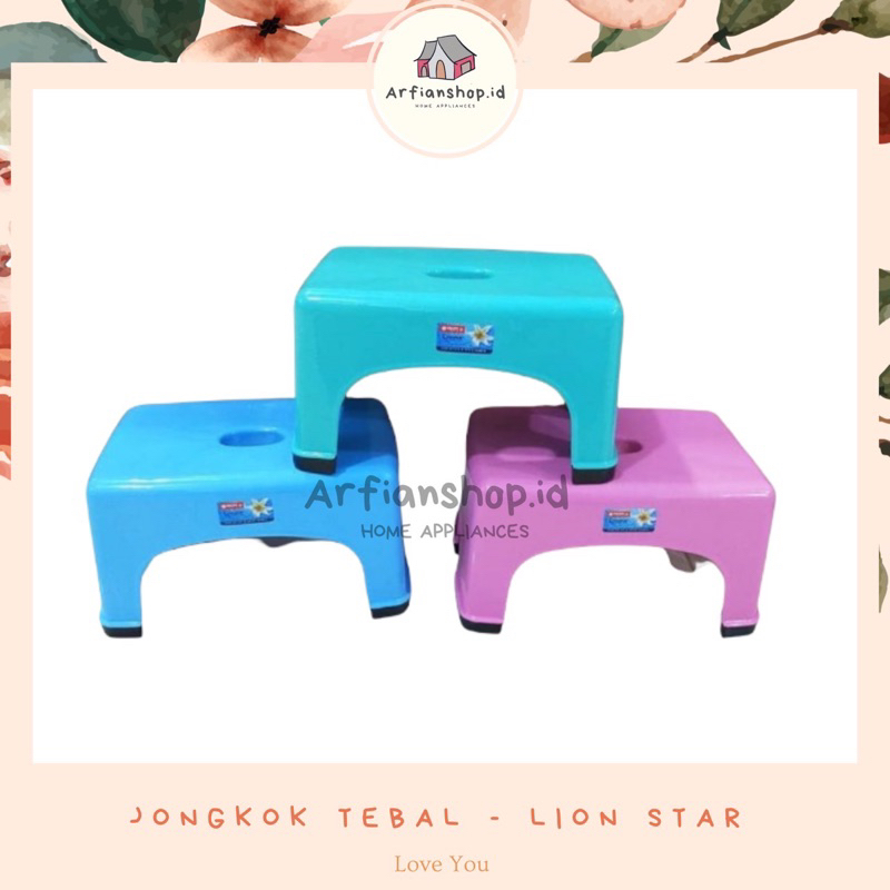 LION STAR - KURSI JONGKOK LION STAR / BANGKU JONGKOK