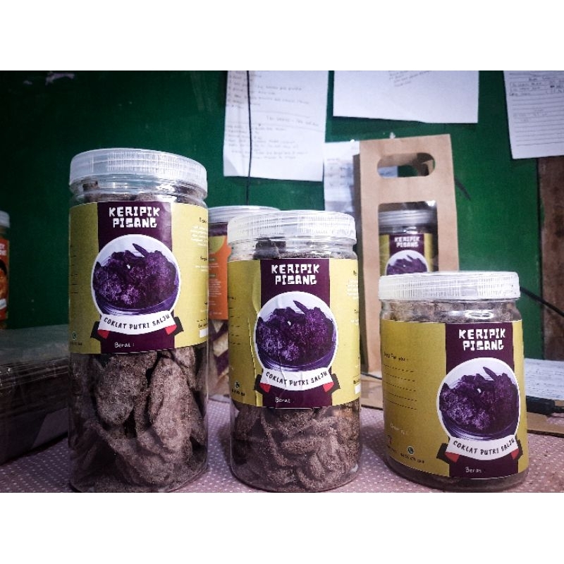 

Keripik Pisang Coklat Putri Salju Toples 1000 ML