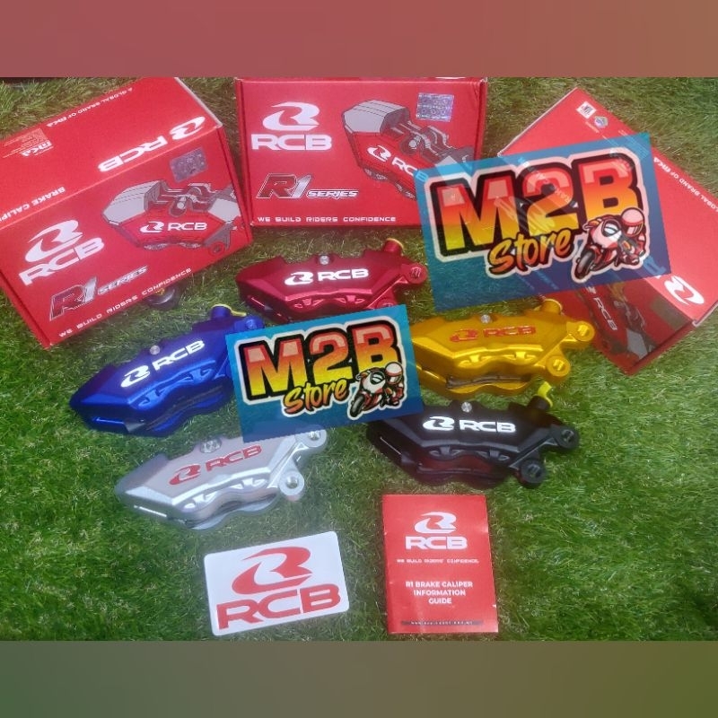 Kaliper Depan RCB R1 series Original 4P 4 Piston Universal