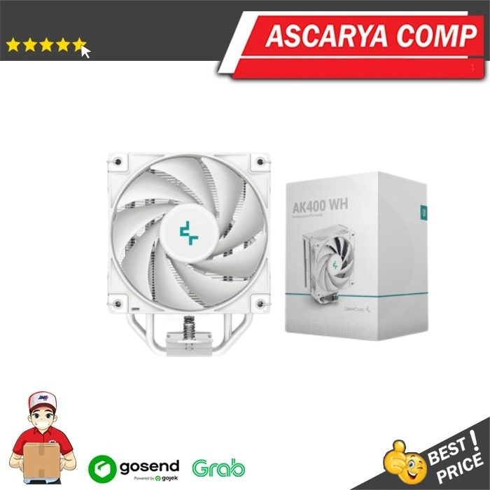 Deepcool AK400 WHITE 12CM - CPU COOLER + BRACKET LGA 1700 - WHITE