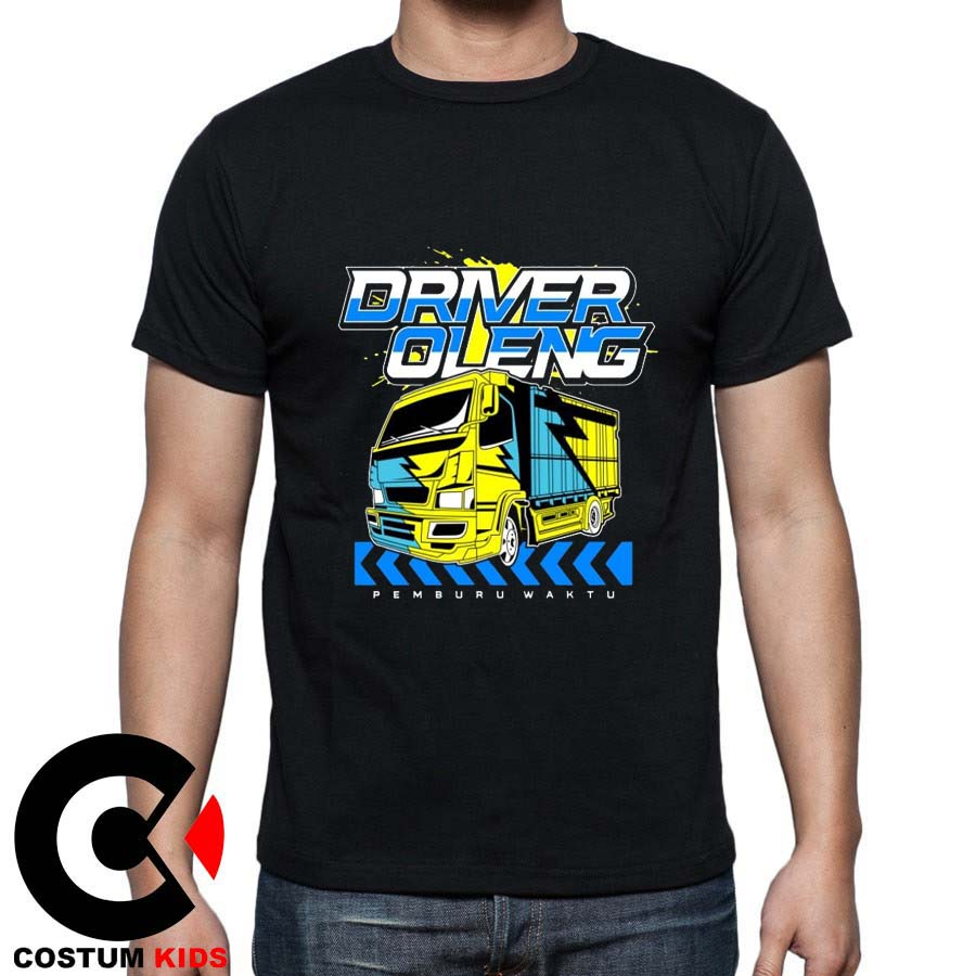 BAJU KAOS ATASAN DRIVER OLENG PEMBURU WAKTU MOBIL TRUK
