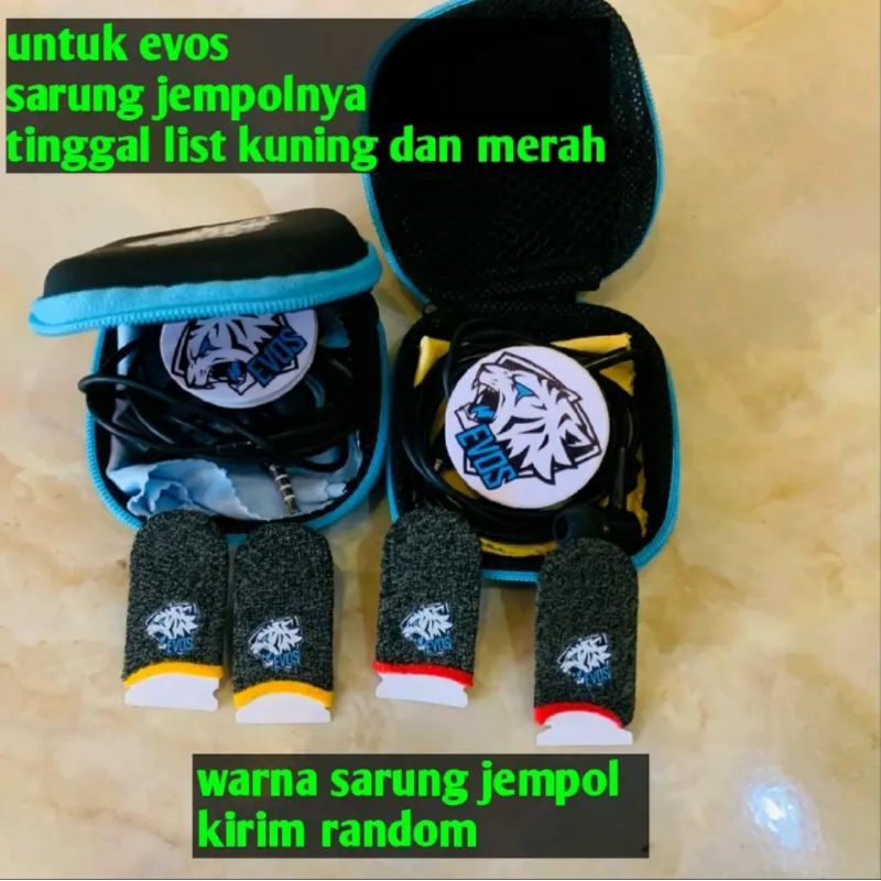 (PH) VIRAL DI T0KT0K SARUNG JEMPOL EVOS RRQ BTR POUCH PENYIMAPANA EVOS RRQ BTR DOMPET PENYIMPANAN MINI KOTAK PENYIMPANAN HEANDSET