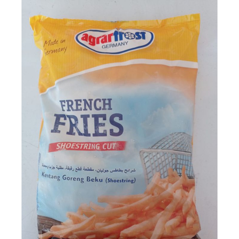 agrarfrost french fries 1 kg kentang goreng beku