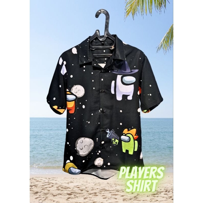 JUAL KEMEJA CASUAL PRINTING - PLAYERS SHIRT
