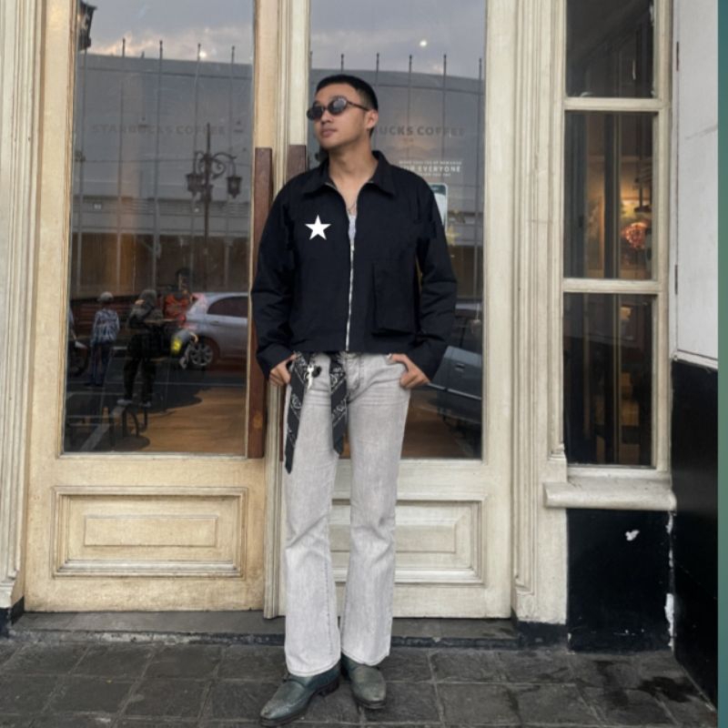 Warstudio - Work Jacket Crop Star logo