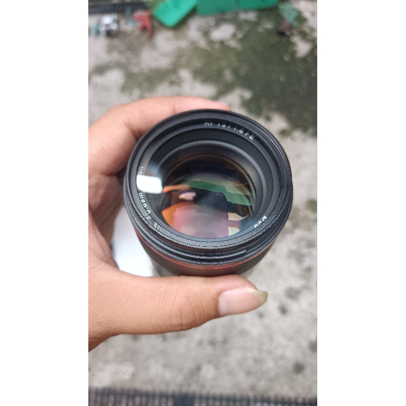 lensa samyang 75mm f 1.8 for sony FE bukan 85mm
