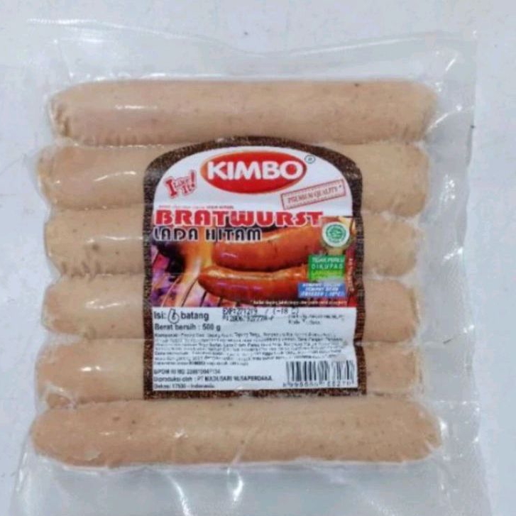 

Kimbo Sosis Jumbo Bratwurst 6s 500gr