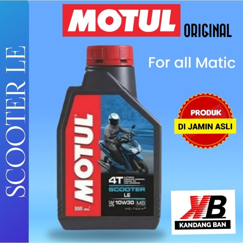 OLI MOTUL SCOOTER LE 10W-30 0.8 L UNTUK SEMUA MATIC