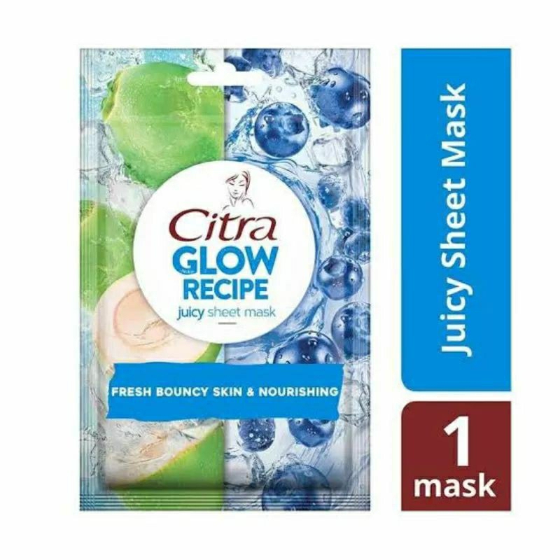 Citra Glow Fresh Boyncy Skin Masker Wajah 25g