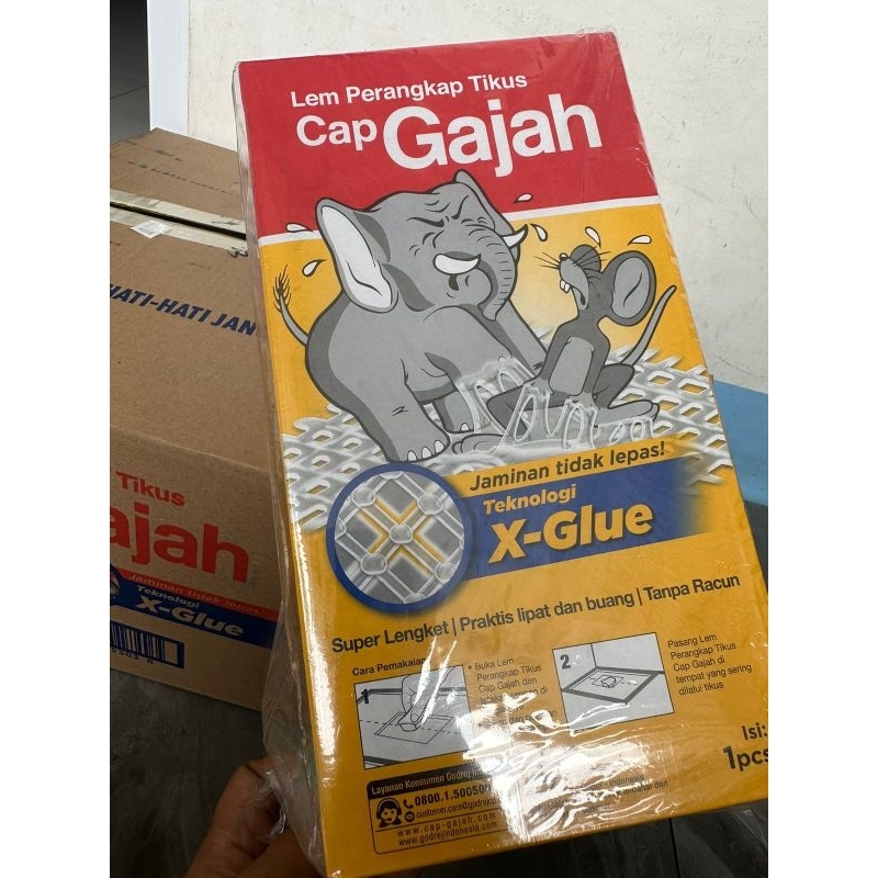 lem tikus papan cap gajah 70 gr perangkap jebakan tikus