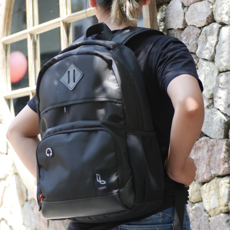 Tas Ransel Pria Wanita Backpack Gendong Punggung Sekolah Kerja Kuliah Hangout Travelling Original Urban Spld Black