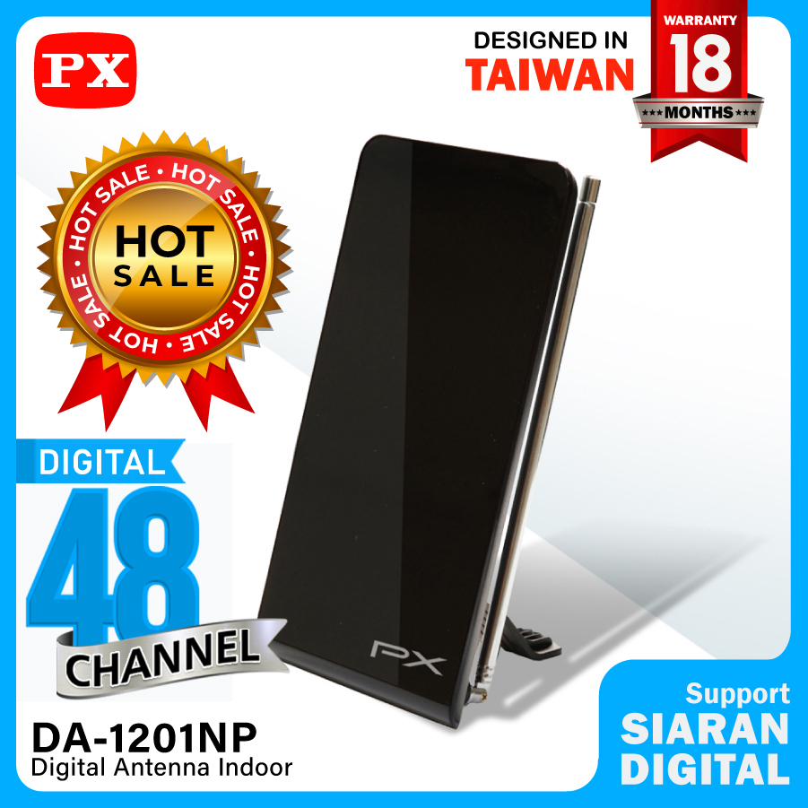 Antena TV Indoor Digital Analog PX DA-1201NP