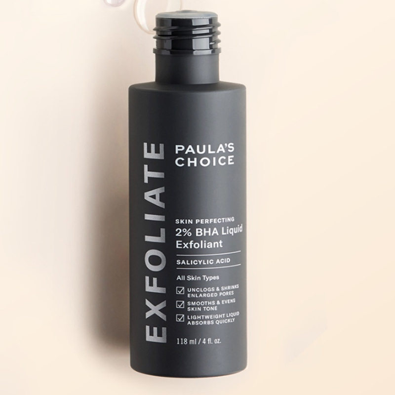 Paula's Choice Skin Perfecting 2% BHA Liquid Exfoliant - 118ml ( Paulas Choice 2% bha Toner Exfoliant) Mencegah Jerawat /Acne