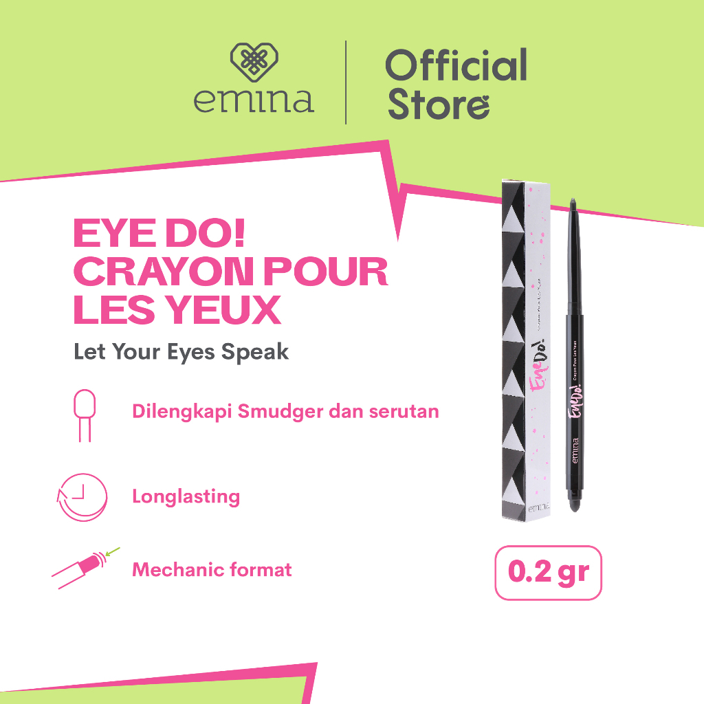 ✨ AKU MURAH ✨ Emina Eye Do! Crayon Pour Les Yeux 0.2 gr - Eye Shadow