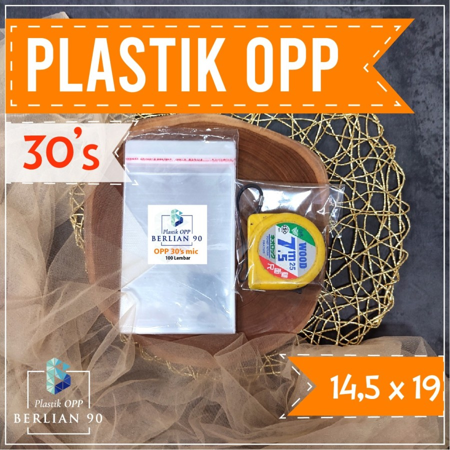 Plastik Opp 14,5x19 Cm 30s Micron Plastik Opp Lem Plastik Opp Seal