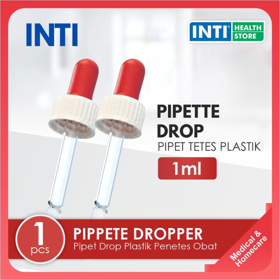 INTI | Pipet Drop Plastik | Pippete Dropper | Penetes Obat