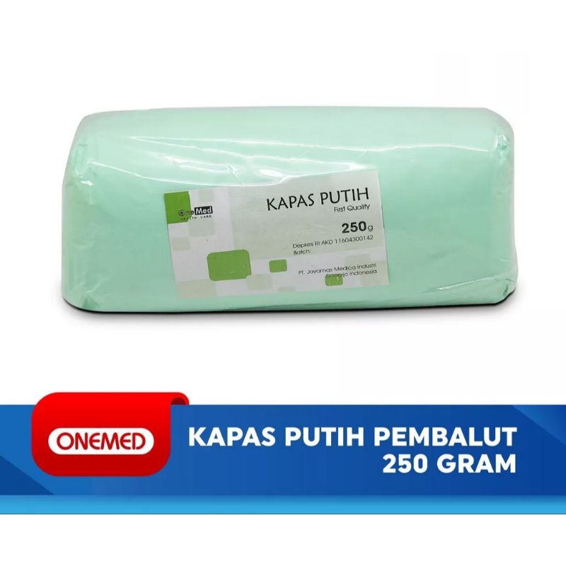 KAPAS PUTIH PEMBALUT 250 GRAM ONEMED #AMG