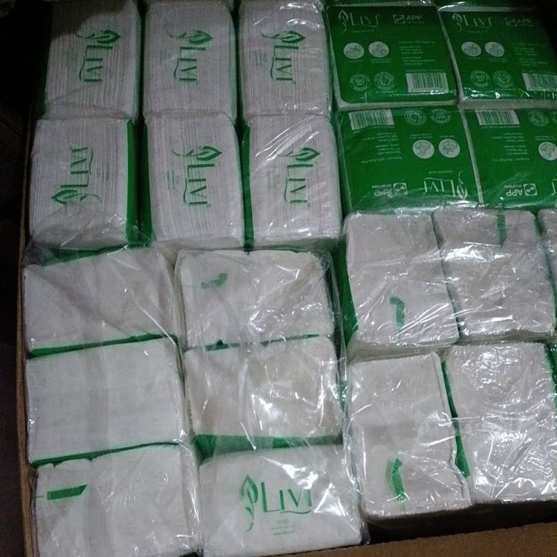 TISU LIVI POP, TISU TAHU ISI 60 PCS SATU DUS. SAMEDAY/ INSTANT