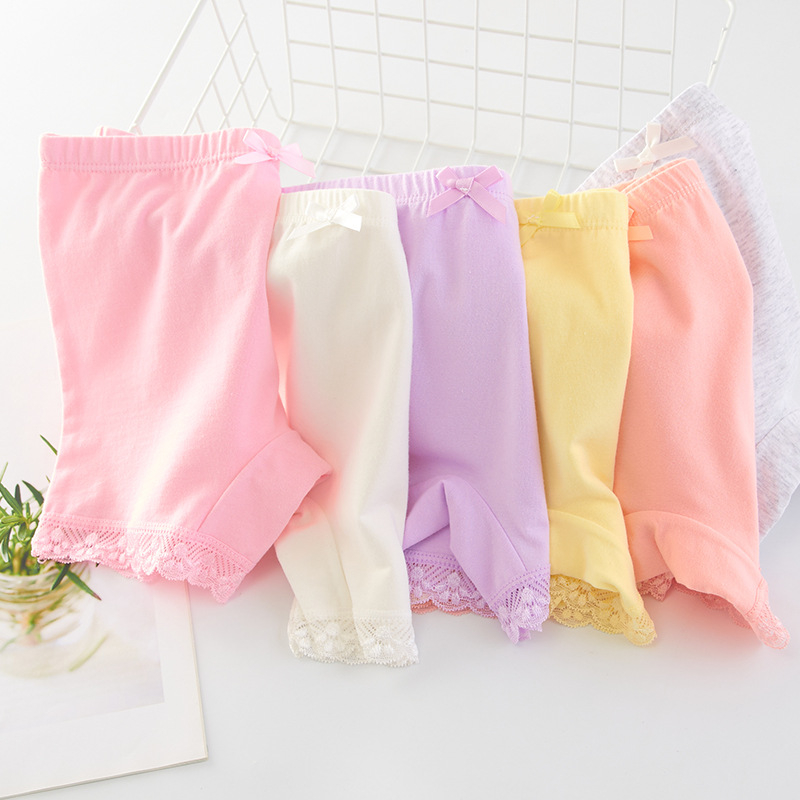 3PCS Celana Dalam Katun Anak Perempuan Petinju Pakaian Renda Gadis Yang Lembut Aman