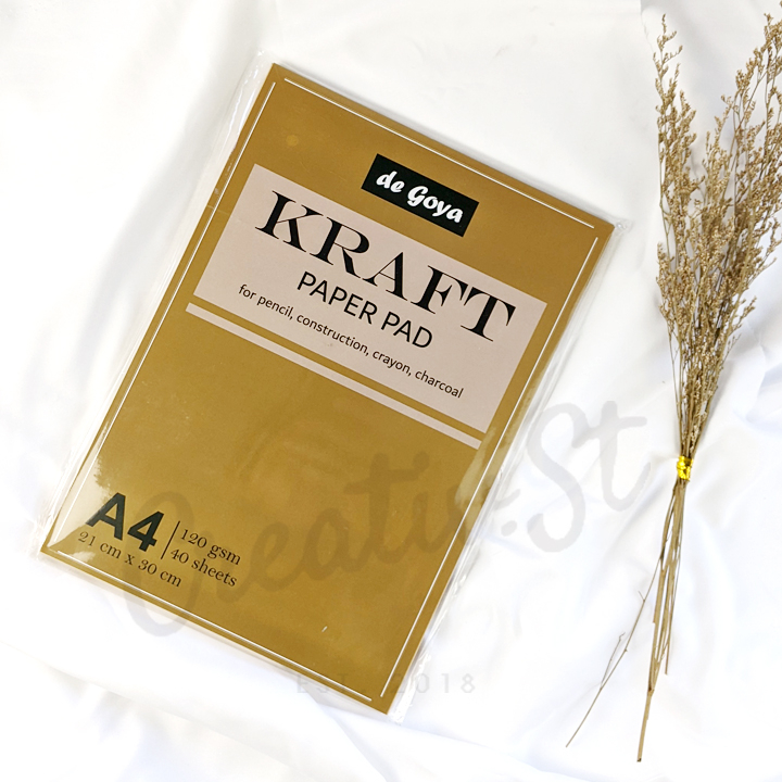 

De Goya Kraft Pad A4 120Gr 10 Sheets Pad Buku Kertas Coklat