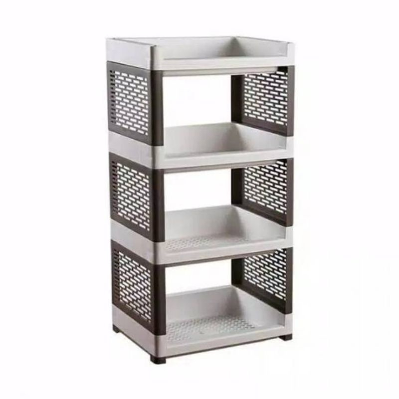 Rak Elco 4 Susun Dengan Roda Rak Tempat Penyimpanan Minimalis