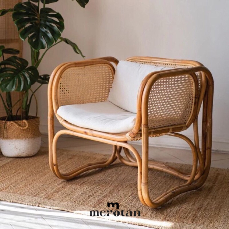 Kursi Tamu Rotan / Kursi Baca Rotan / Kursi Teras Rotan