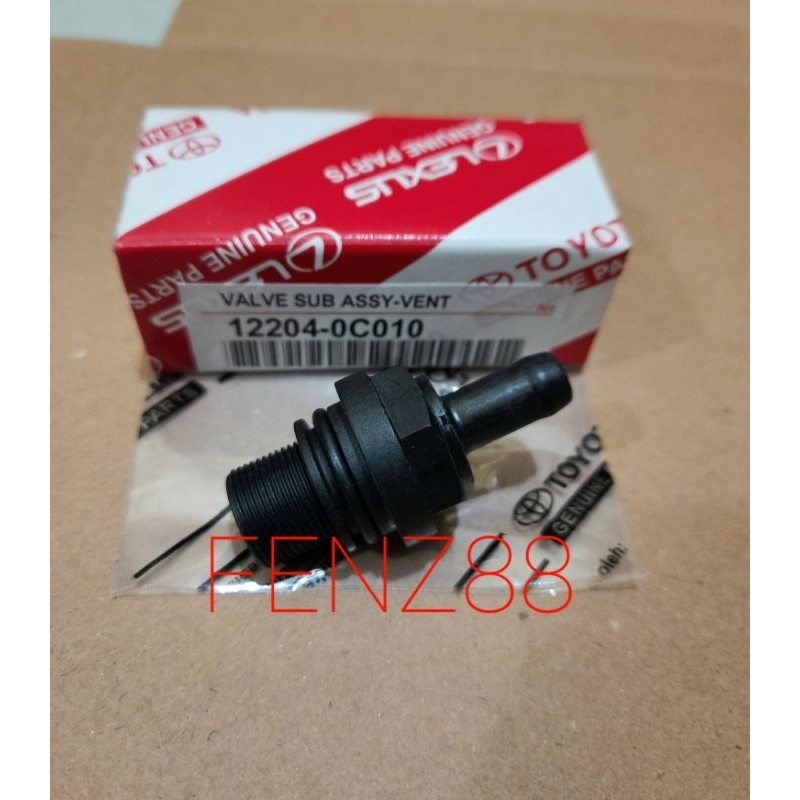 VALVE PCV PVC VENTILATOR INNOVA HILUX FORTUNER BENSIN ORIGINAL