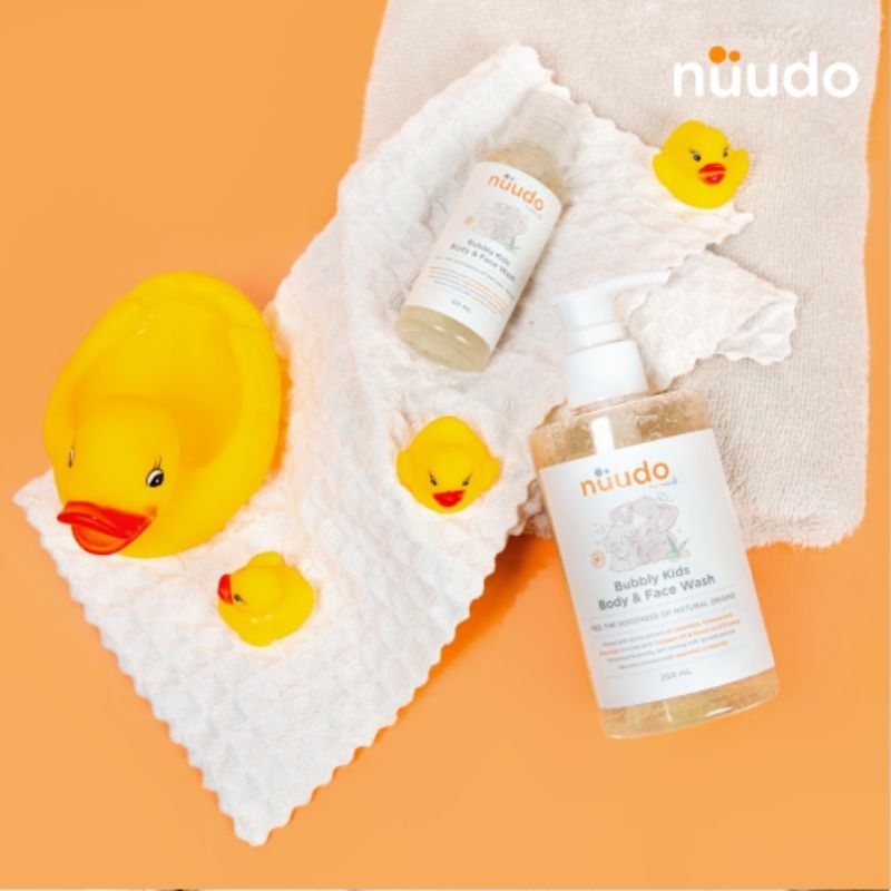 Nuudo Travel Size Gentle Baby Head To Toe Wash 60 ml - Sabun Bayi &amp; Anak