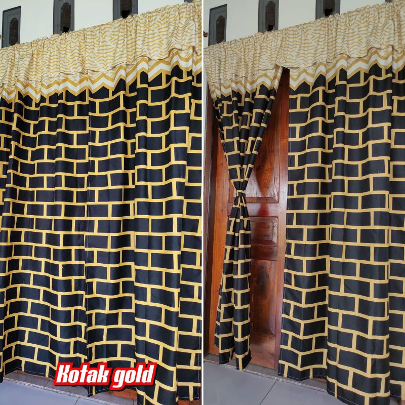 Gorden Serut Motif murah !! Gorden pony pintu gorden serut motif korden murah gorden homemade gorden serut motif