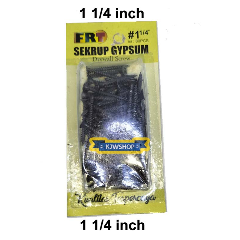 Drywall Sekrup Gypsum 6mm Sekrup Baja Hitam Sekerup Gipsum Draywall Drewall Sekrup Atap Board Sekrup