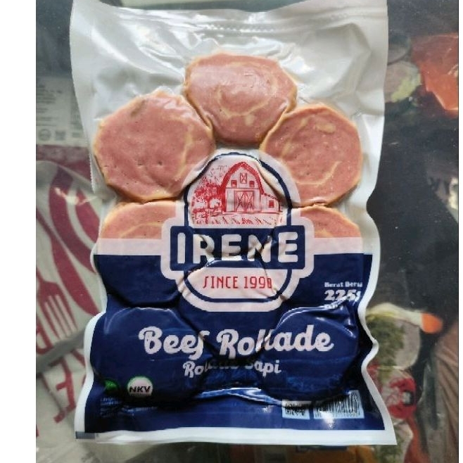 

Irene rolade sapi 225 gr