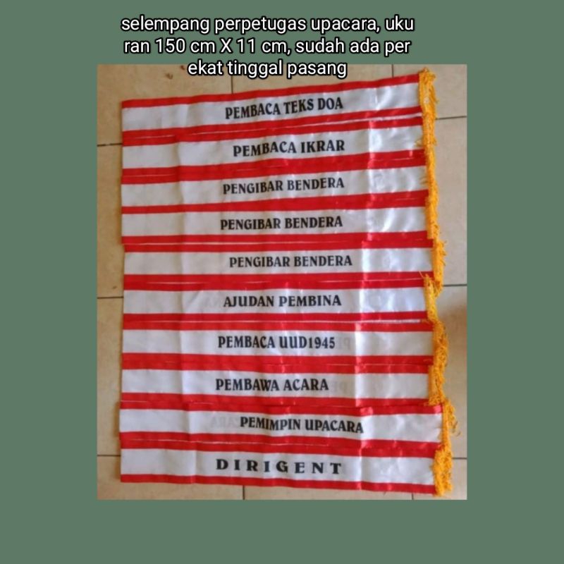 

5 Map Upacara Bendera Warna Navy/Bahan Kulit Sintetis/Sudah Ada Teksnya